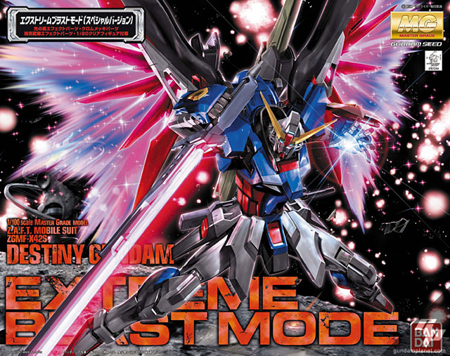 1063039 BANDAI SPIRITS MG 1/100 Destiny Gundam Extreme Blast Mode Destiny Gundam Special Edition