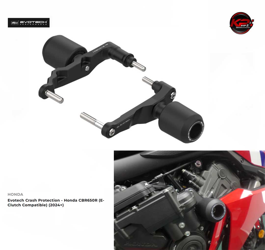 กันล้มกลาง Evotech Crash Protection - Honda CBR650R (E-Clutch Compatible) (2024+)