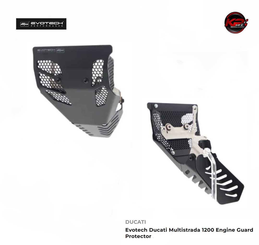 การ์ดเครื่อง Evotech Ducati Multistrada 1200 Engine Guard Protector 2015 - 2017
