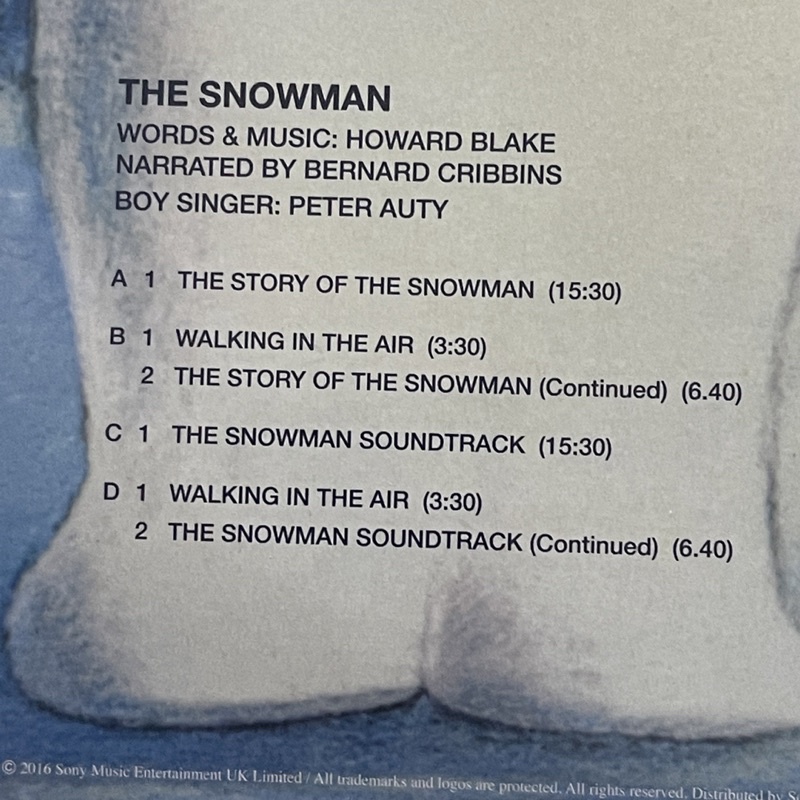 แผ่นเสียง Howard Blake - The Snowman ** White 2 x Vinyl, LP, Album, แผ่นเสียงมือหนึ่ง ซีล