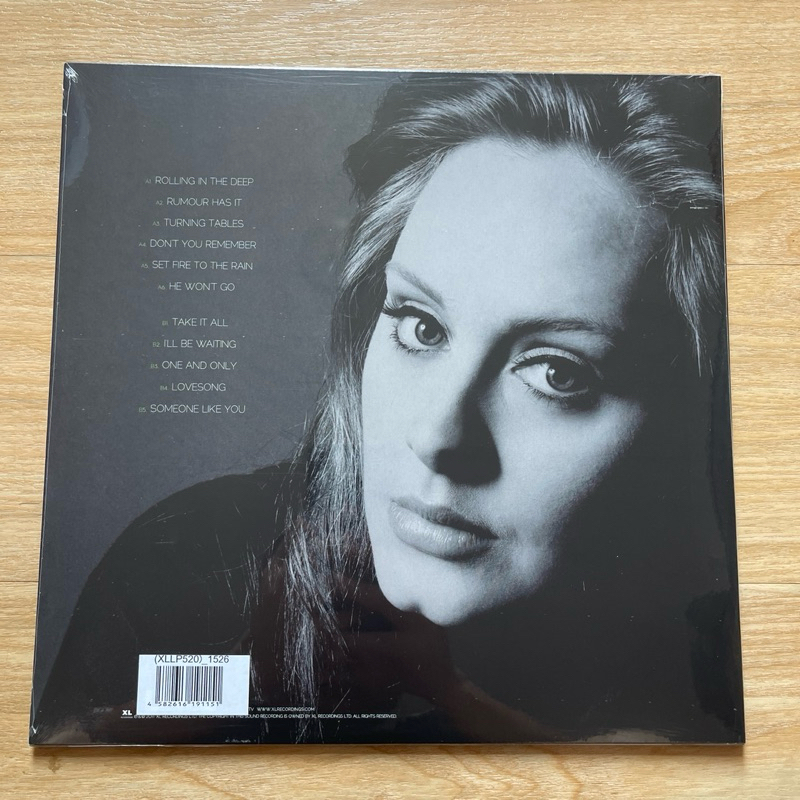 แผ่นเสียง Adele 21 ,Vinyl, LP, Album, Reissue มือหนึ่ง ซีล