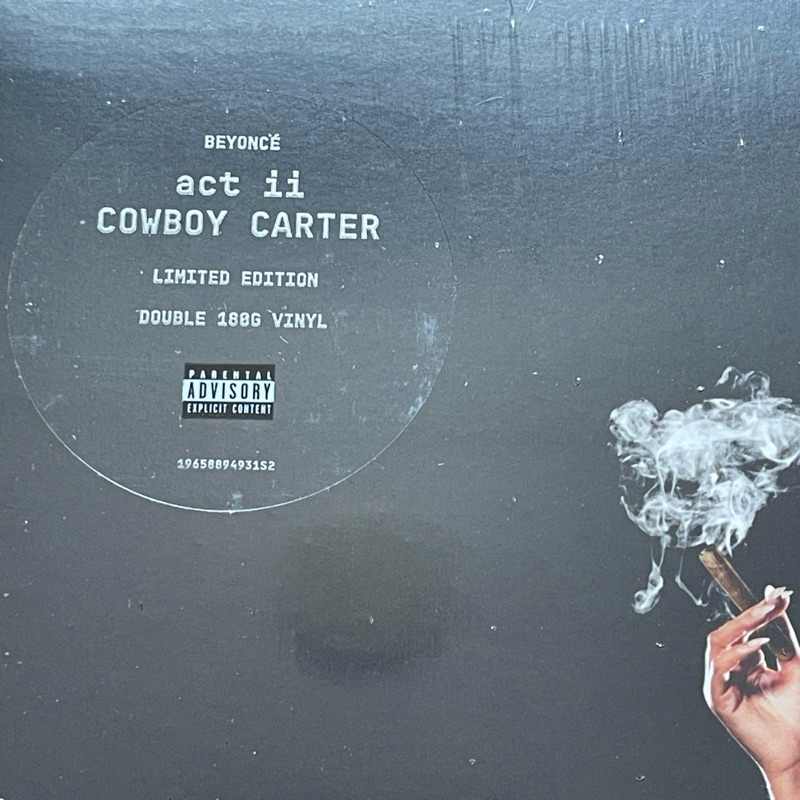 แผ่นเสียง Beyoncé - Cowboy Carter 2 x Vinyl, LP, Album, Limited Edition, "Beads" (Black) Cover ,มือหนึ่ง ซีล