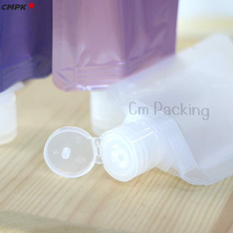 (50 ใบ) ซองแบ่งครีม แบบพกพา ใส่ครีมง่าย รุ่นฝาป๊อก-แป๊ก Refill ได้ ขนาดบรรจุ 10-15 mL