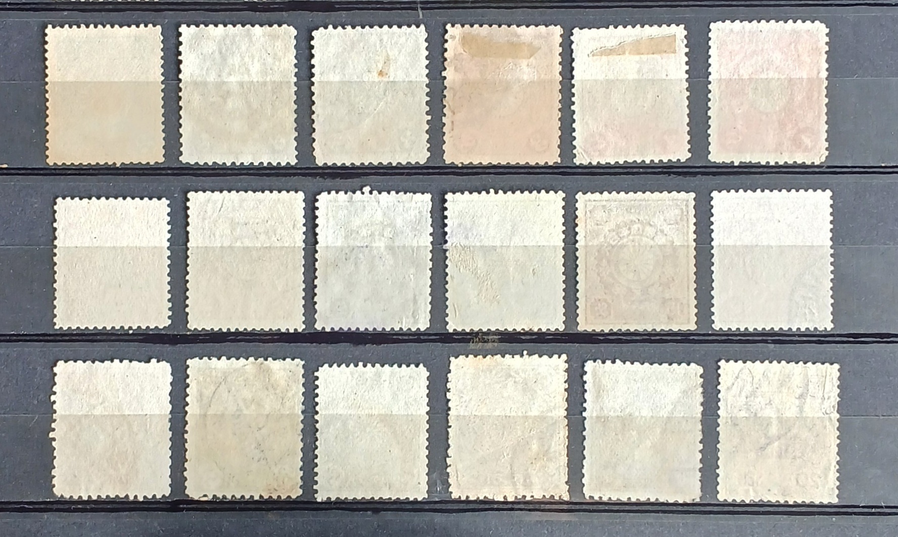 Japan 1899-1914 แสตมป์ญี่ปุ่น ปี 2442-2457 รวม 18 ดวง ใช้แล้ว ราคาเว็บนอก cv.890.-