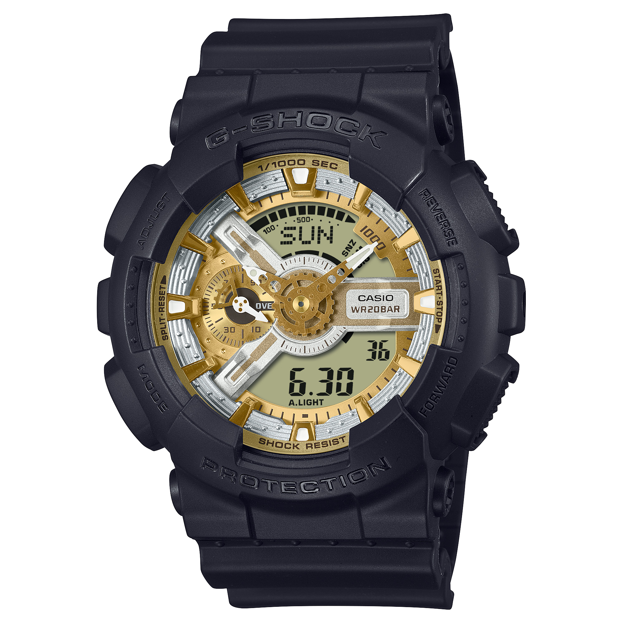 GA-110CD-1A9 | อะนาล็อก-ดิจิตอลมาตรฐาน | ซีรีส์ 110 | G-SHOCK | นาฬิกา | CASIO