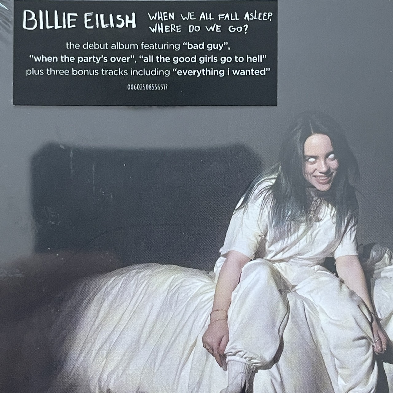 CD ซีดีเพลง Billie Eilish – When We All Fall Asleep, Where Do We Go? (แผ่นแท้,มือหนึ่ง,ซีล)