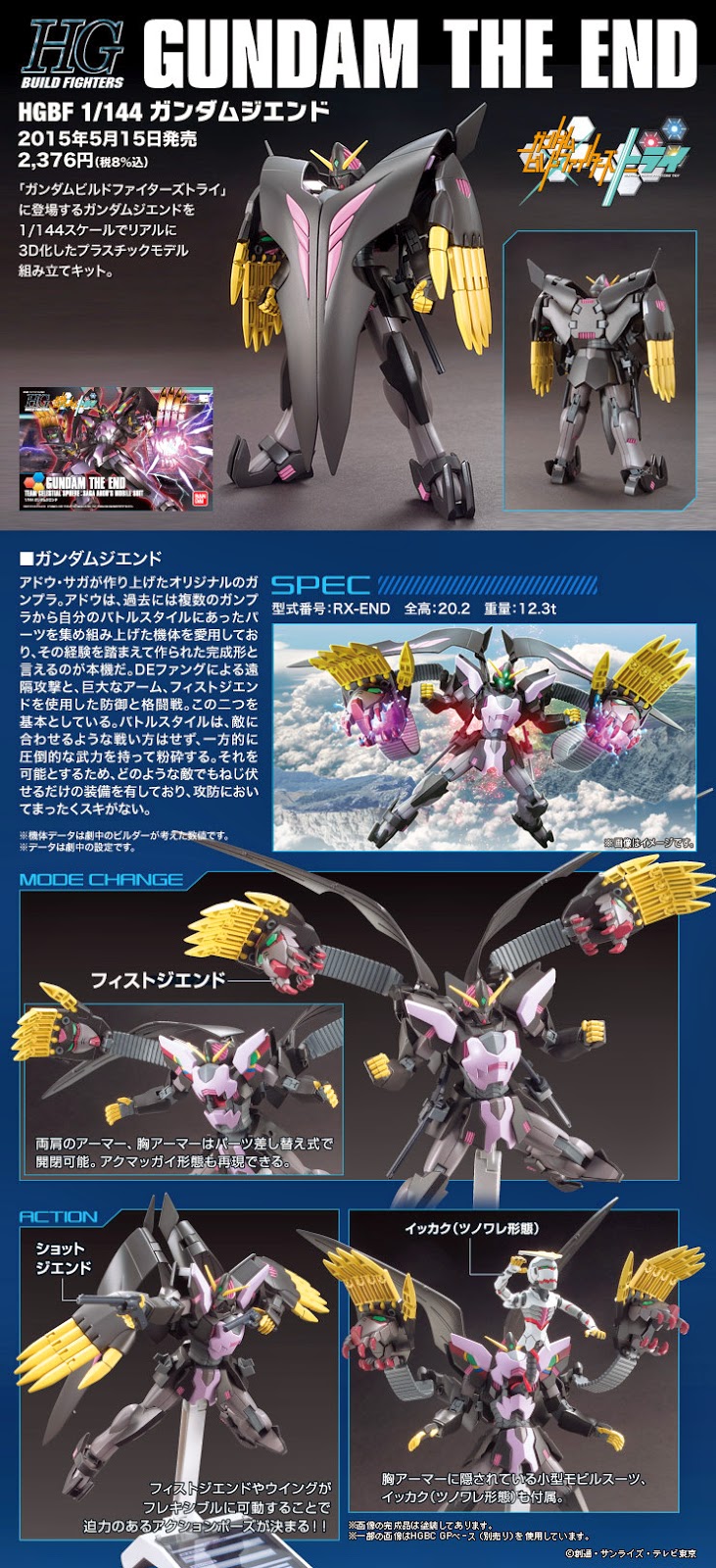 HGBF 1/144 Gundam The End