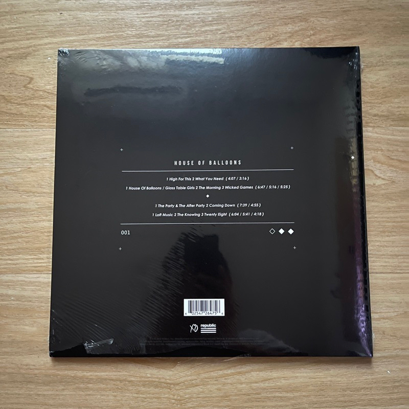 แผ่นเสียง The Weeknd - House Of Balloons album ,2 x Vinyl, LP, Mixtape, Reissue แผ่นเสียงมือหนึ่ง ซีล