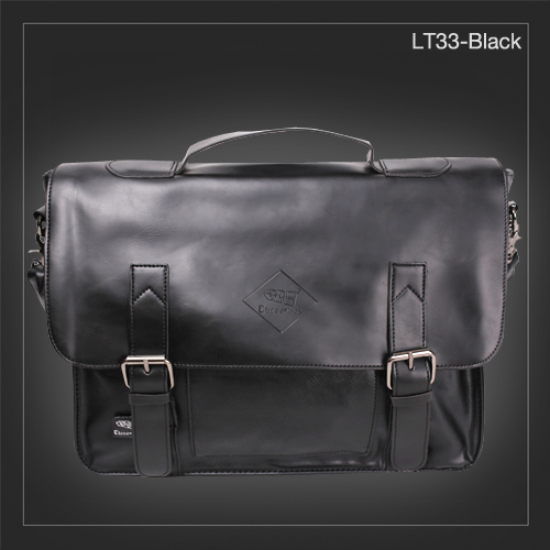 LT33-Black กระเป๋าสะพายข้าง หนัง PU สีดำ สวยๆ สวยๆ