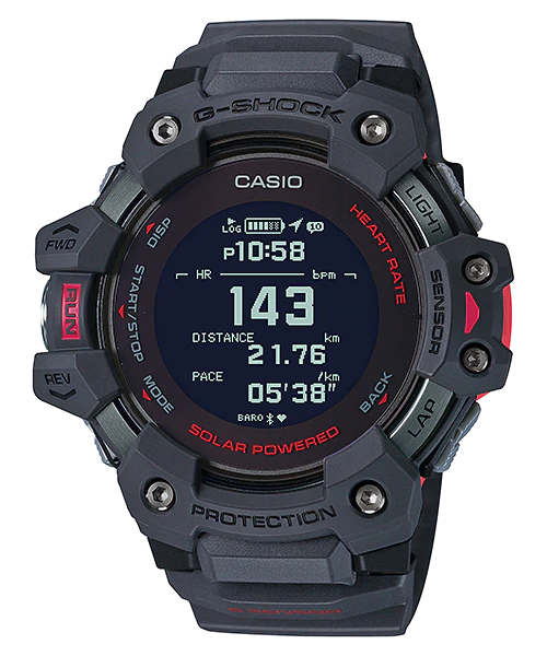 Casio G-Shock Bluetooth® (เพื่อการออกำลังกาย นับก้าวได้) รุ่น GBD-H1000-8