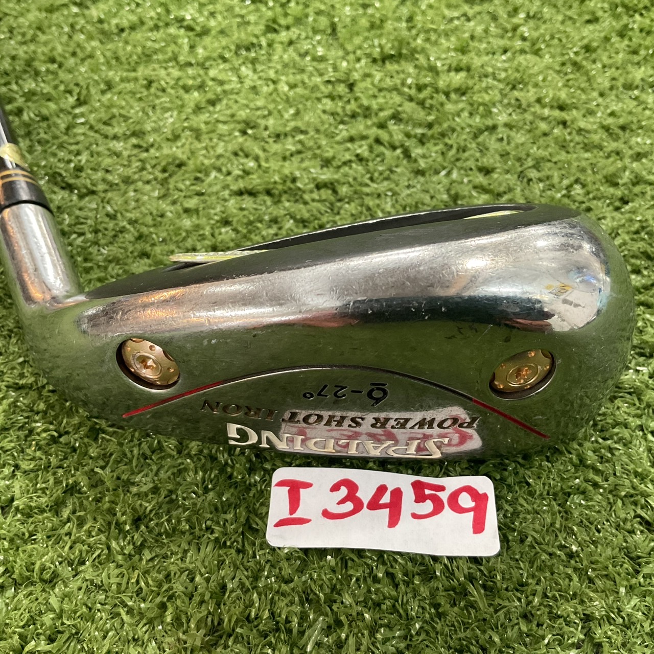 Iron 6-27° SPALDING : POWER SHOT / Tour Pro Grind ก้านกราไฟร์