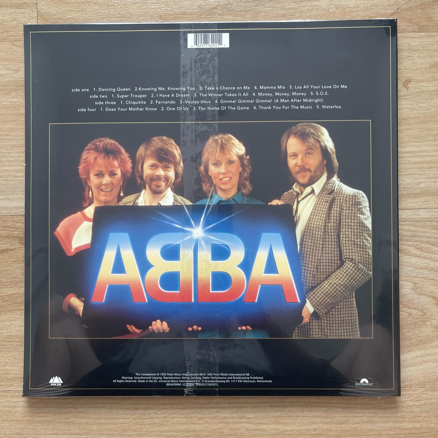 แผ่นเสียง ABBA - Gold Greatest Hits , 2 x Vinyl, LP, Compilation, Limited Edition Gold, Reissue,มือหนึ่ง ซีล