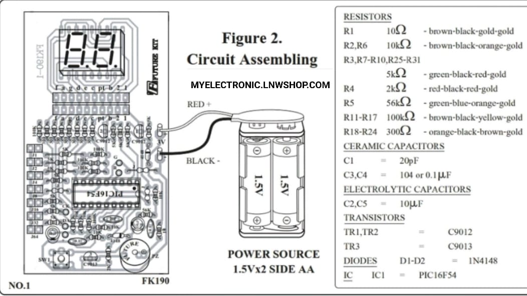 ขาย , FUTUREKIT , FK190 , วงจร , เซียมซีอิเล็กทรอนิกส์ , ชุดคิท , ยังไม่ลงปริ้น , ชุดคิท , ยังไม่บัดกรี , ยี่ห้อ , ฟิวเจอร์คิท , โครงงาน , อิเล็กทรอนิกส์ , ELECTRONICS , CIRCUIT , นักเรียน , ฟิวเจอร์คิท , ยังประกอบลงปริ้น , ชุดKIT , ชุด , คิท , KIT , ยังไ