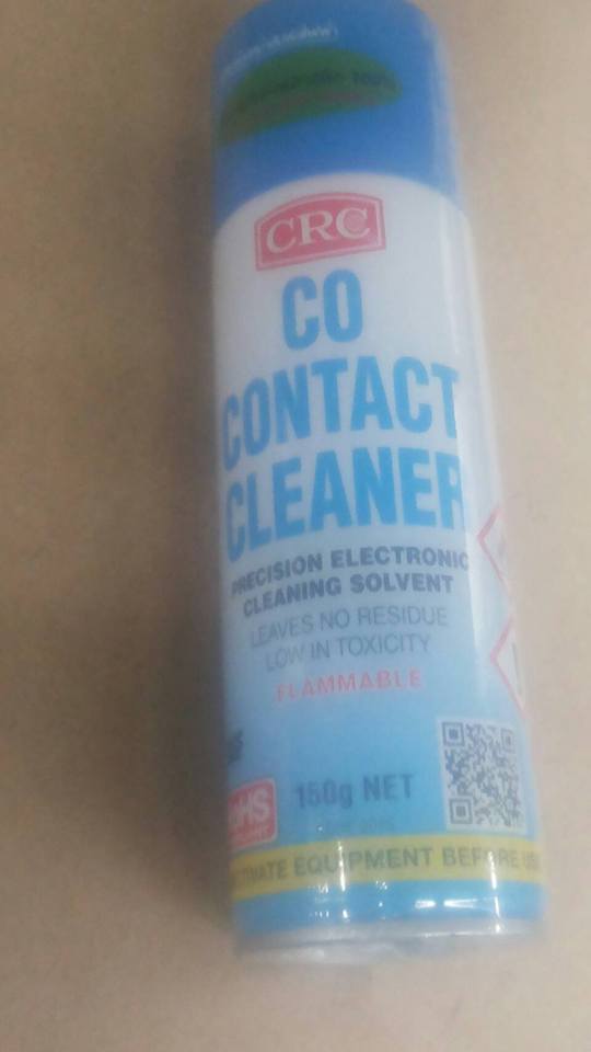 เสปรย์ CRC CONTACT CLEANER 150Gเสปรย์ทำความสะอาดแผ่นวงจรไอซีราคากระป๋องล่ะSPRAY CRC