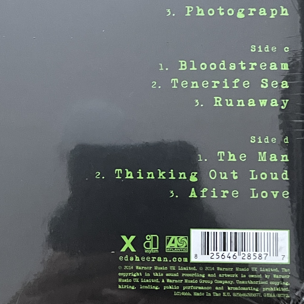 แผ่นเสียง Ed Sheeran – X , 2 × Vinyl, 12", Album, Gatefold , made in EU,มือหนึ่ง ซีล