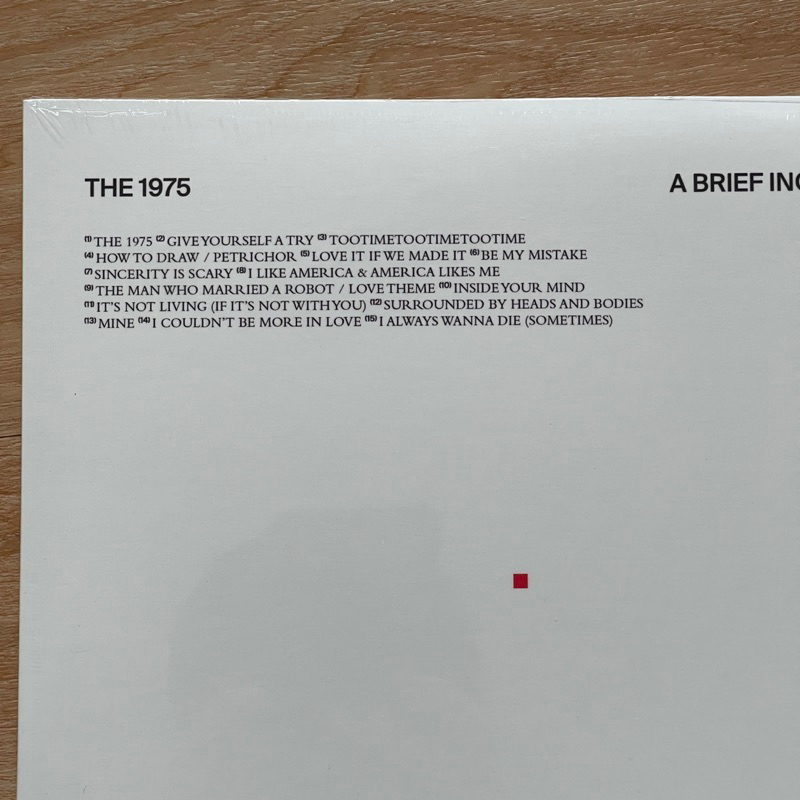 แผ่นเสียง The 1975 - A Brief Inquiry Into Online Relationships ,2 x Black Vinyl, LP, Album ,US, มือหนึ่ง ซีล