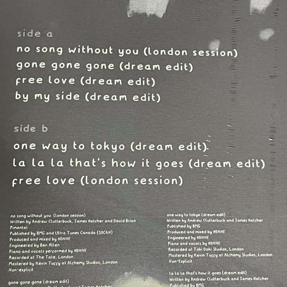 แผ่นเสียง Honne – NSWY : Dream Edits ** Limited edition marbled vinyl ***records store day 2021 แผ่นเสียงใหม่ ซีล