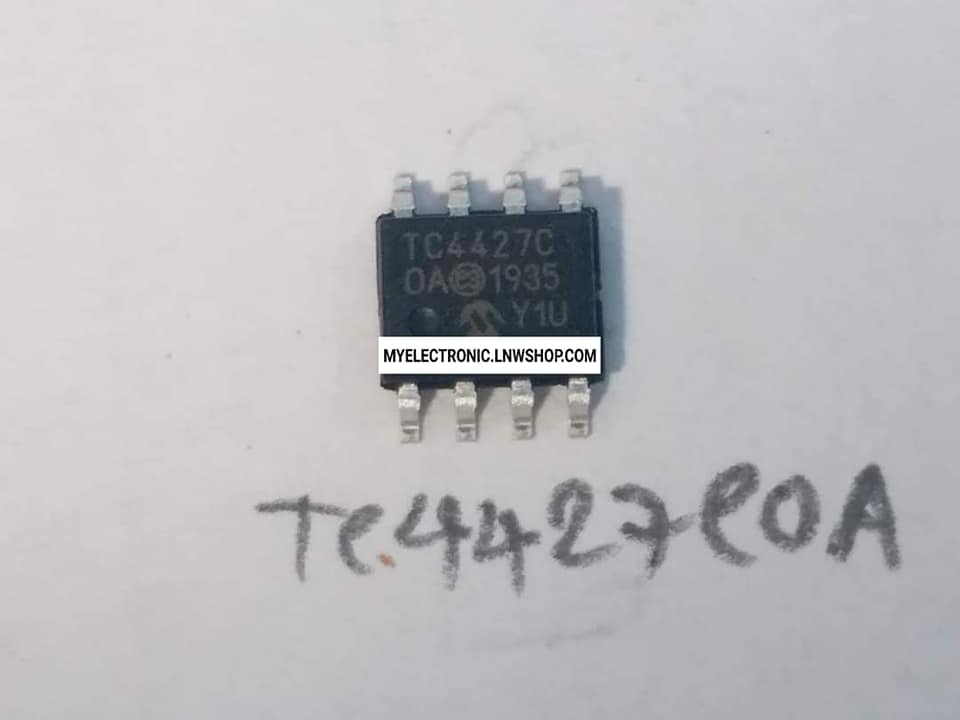 TC4427COAตัวถังSMD8ขา,ตัวถังSOP8ขายี่ห้อMICROSHIPราคาตัวละบาท รายการนี้เป็นสินค้าพรีออเดอร์