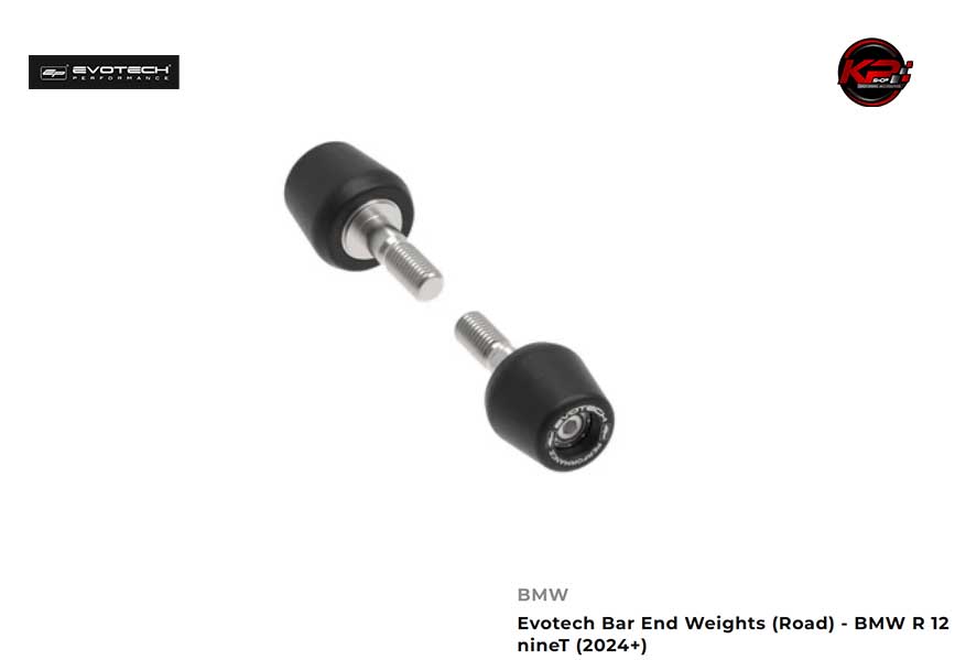 ตุ้มปลายแฮนด์ Evotech Bar End Weights (Road) - BMW R 12 nineT (2024+)