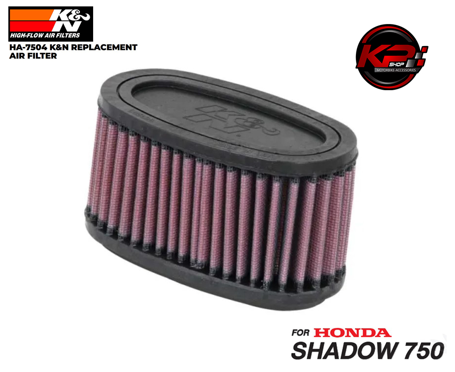 กรองอากาศ K&N FOR HONDA SHADOW 750 (HA 7504)