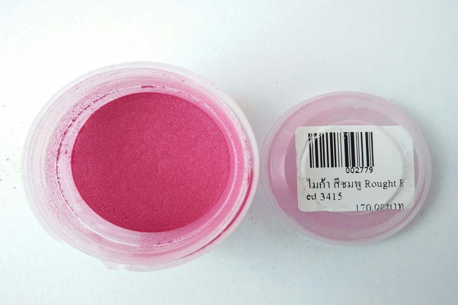 ผงไมก้าสีชมพู Rought Red 3415 ขนาด 30 กรัม