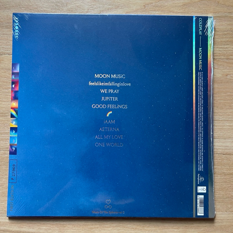 แผ่นเสียง Coldplay - Moon Music ,Vinyl, LP, Album,(Translucent Pink LP) ,มือหนึ่ง ซีล
