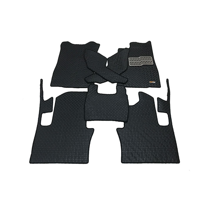 พรมปูพื้นเข้ารูป 100% ลายกระดุม สำหรับรถ รุ่น All New Hilux Revo CAB 2015 เกียร์ Auto แบบไม่มีกล่อง (No Box)