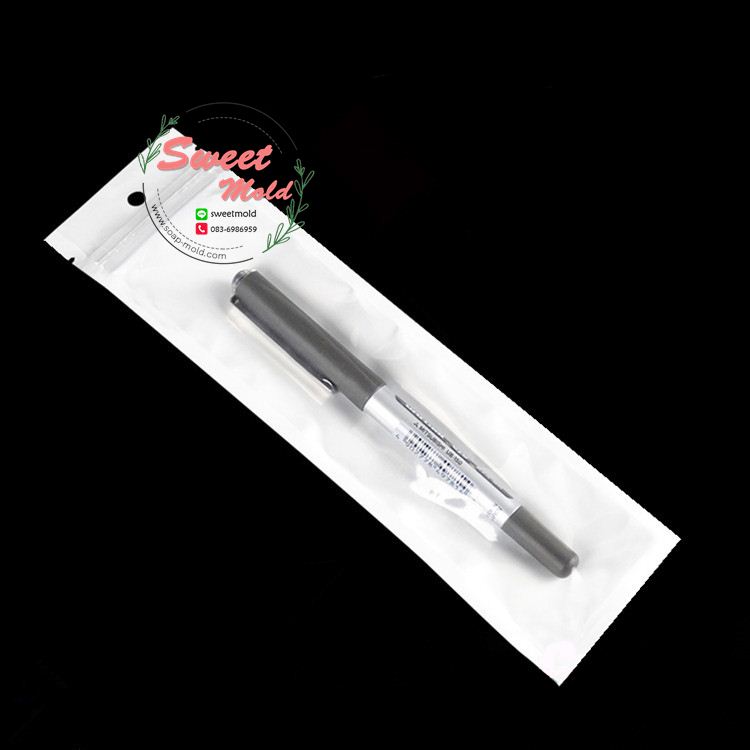 ถุงซองซิปหน้าใสพื้นหลังขาวมีรูแขวนกลมมีที่ฉีก 100 ชิ้น (คลิกเพื่อเลือกขนาด)