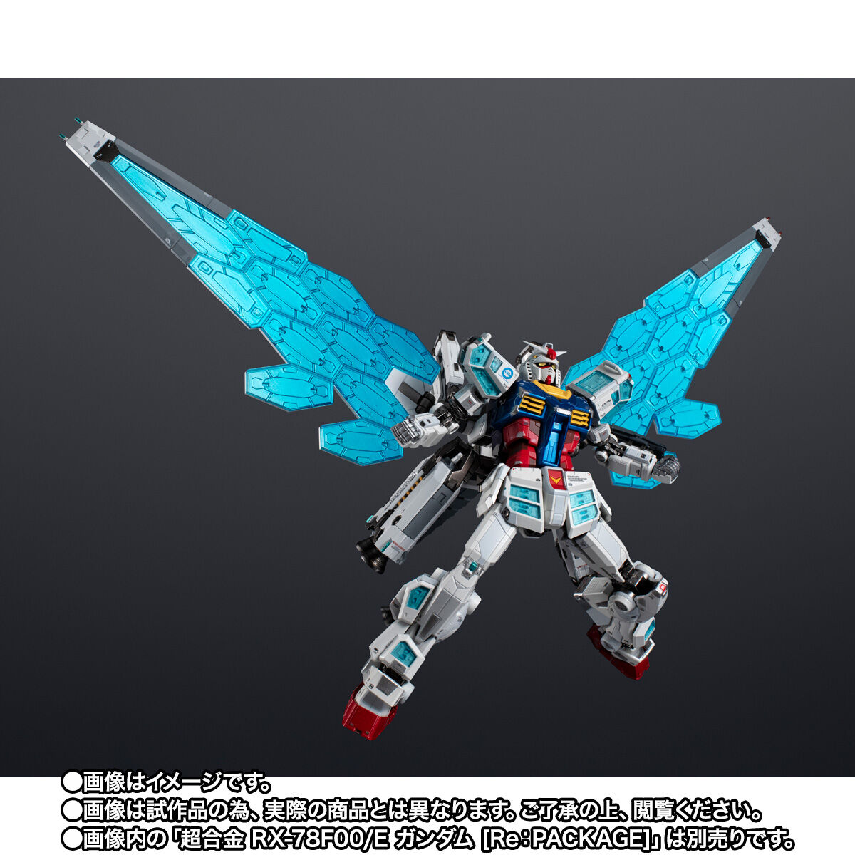 Preorder BANDAI SPIRITS CHOGOKIN RX-78F00/E GUNDAM Re:PACKAGE + EXPO2025 CHOGOKIN EX-001 GRASS FEATHER