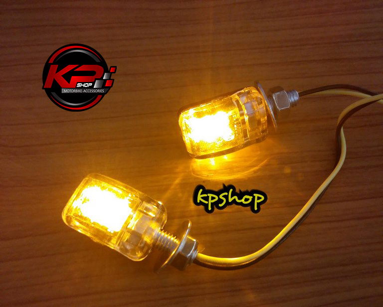 ไฟเลี้ยวมอเตอร์ไซค์แต่ง led ดวงเล็ก