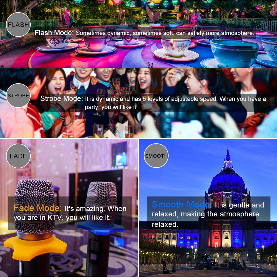 X2 เเพ็คคู่ + โคมไฟสปอร์ตไลท์ led สี rgb 10W สลับเปลี่ยนสีเองอัตโนมัติ 16 เฉดสี ไฟปีใหม่ ไฟประดับ ไฟคริสมาส ให้แสงสีสวยงาม สำหรับเป็นตกเเต่งอาคาร สวน ทางเดิน ตึก ไฟส่องป้าย ควบคุมการใช้งานด้วยรีโมทคอนโทรล จำนวน 2 ชิ้น รุ่น Slim