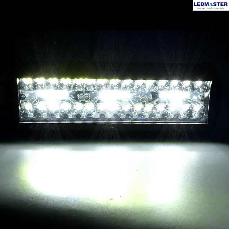 LED LIGHT BAR 180W สปอร์ตไลท์ไฟรถยนต์led ไฟหน้ารถ ไฟท้าย ไฟตัดหมอก รุ่น High CLASS 3 Row 12V-24V เเสงขาว งานพรีเมี่ยม