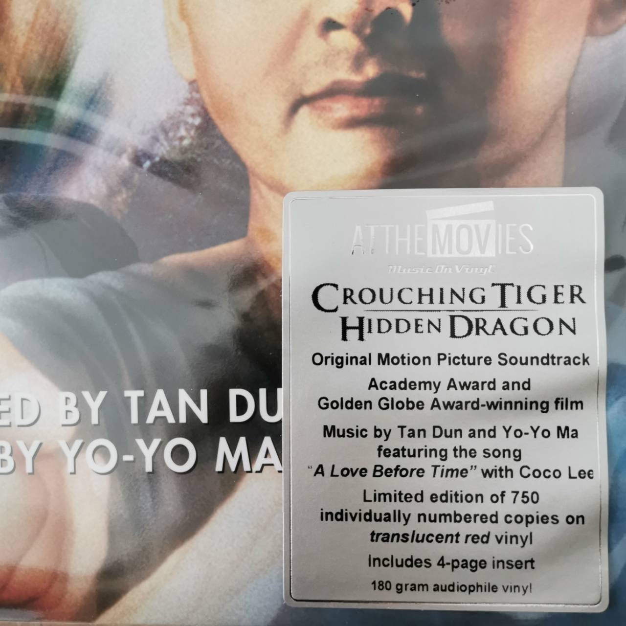 แผ่นเสียง แผ่นไวนิล Tan Dun – Crouching Tiger, Hidden Dragon (Original Motion Picture Soundtrack) แผ่นใหม่ ซีล มือหนึ่ง