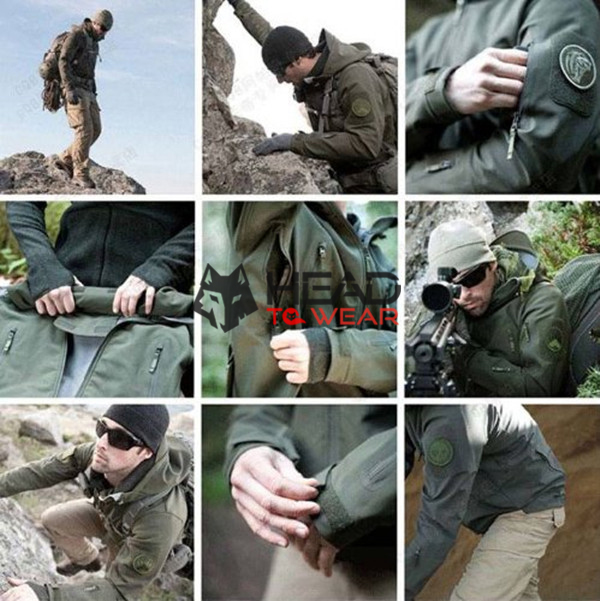 เสื้อแจ็คเก็ต Tactical กันน้ำ : ลายพราง Multi (CP) รหัส JT006