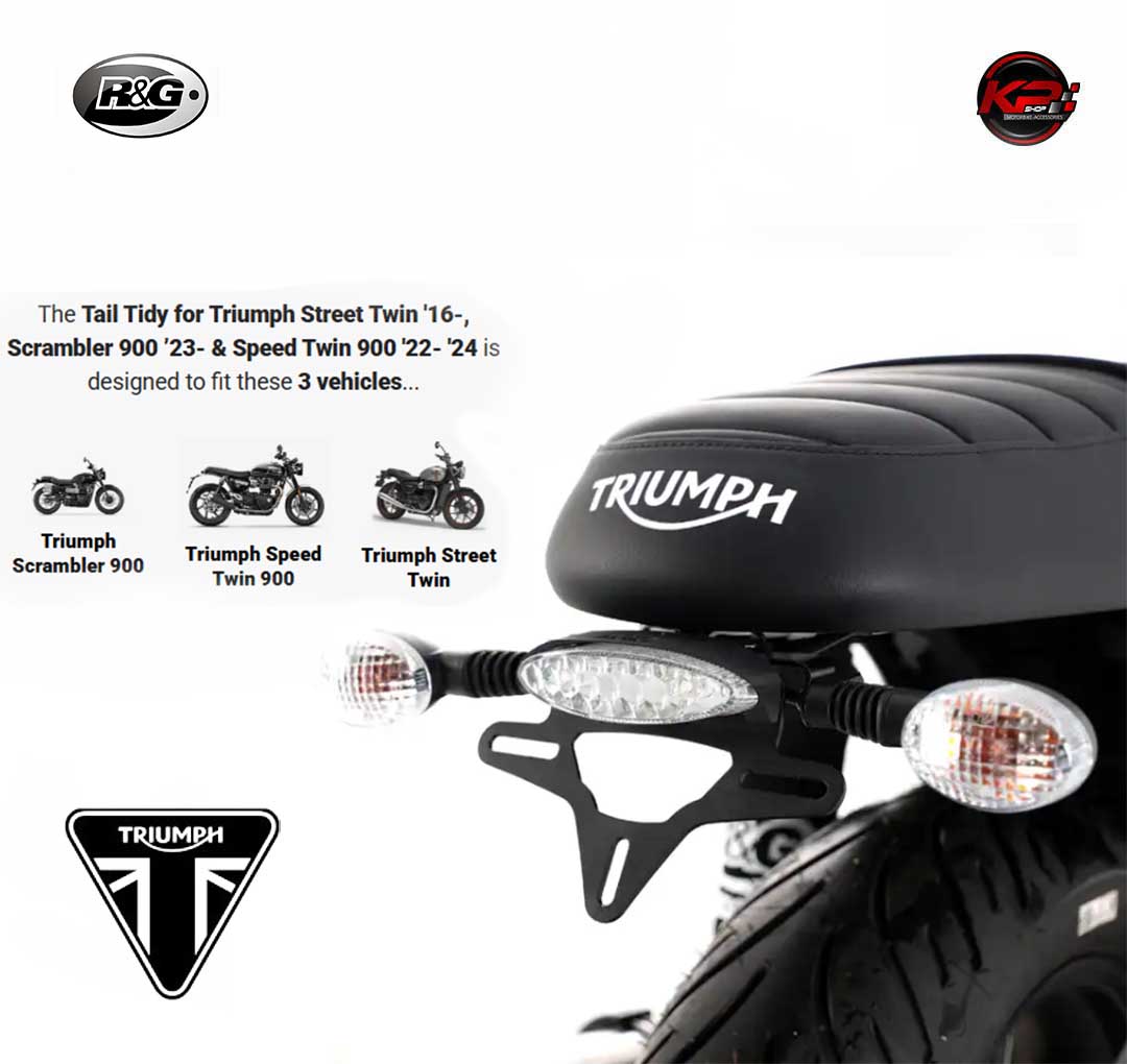 ท้ายสั้น R&G Tail Tidy for Triumph Street Twin '16-, Scrambler 900 ’23- & Speed Twin 900 '22- '24