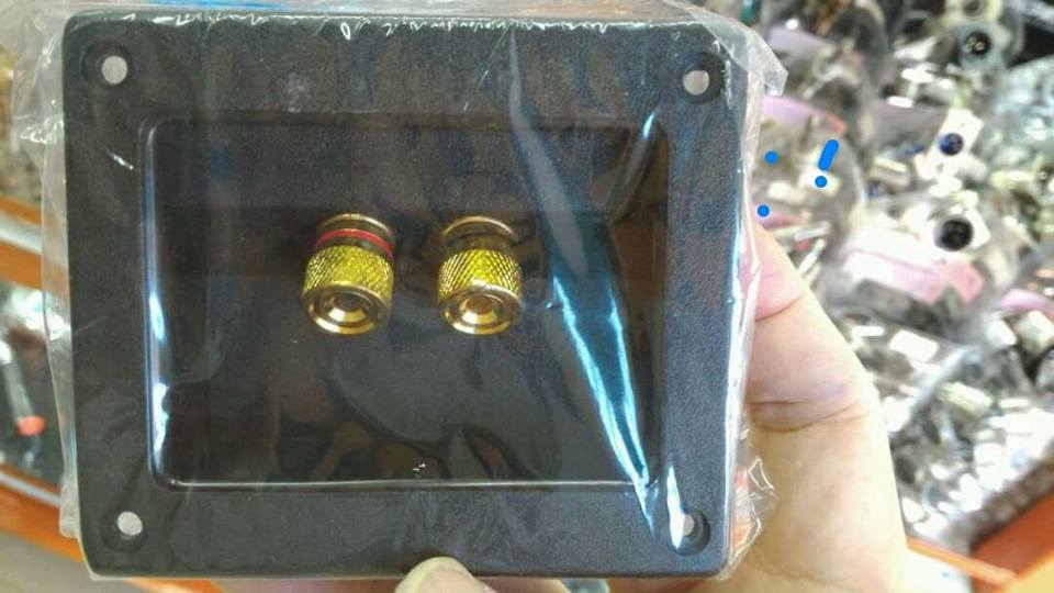 ขั้วลำโพงเหลี่ยมแท็ปลำโพงTAPลำโพงขนาด8.5X9ซม.CM