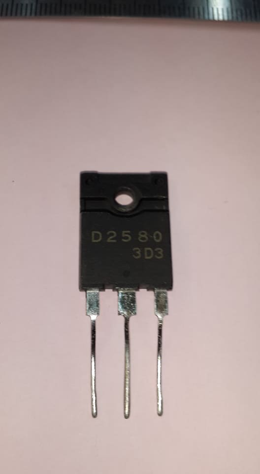 2SD2580ทรานซิสเตอร์หลังดำตัวถังTO-3P