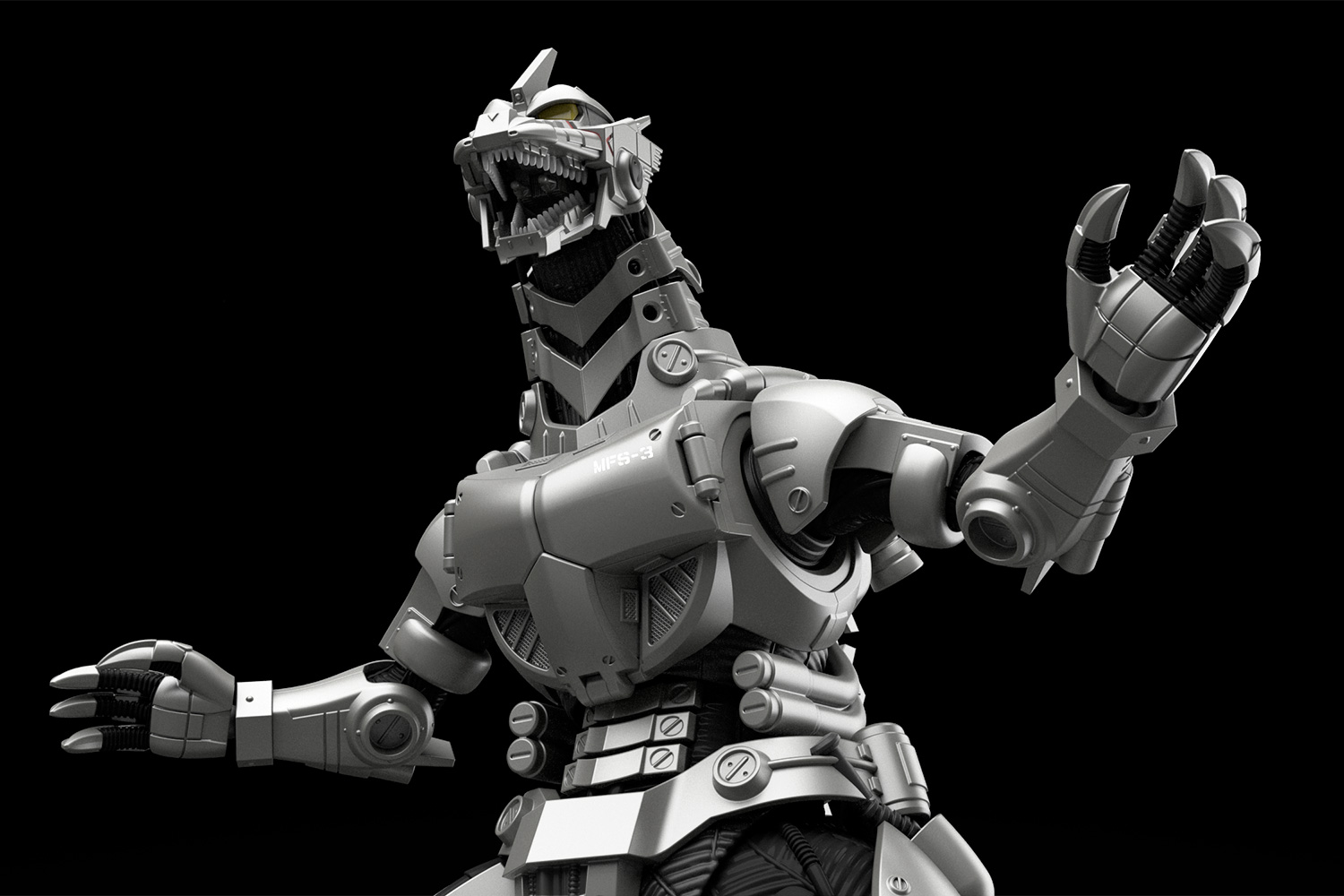 AOSHIMA ACKS Godzilla Against MechaGodzilla MFS-3 Type-3 Kiryu