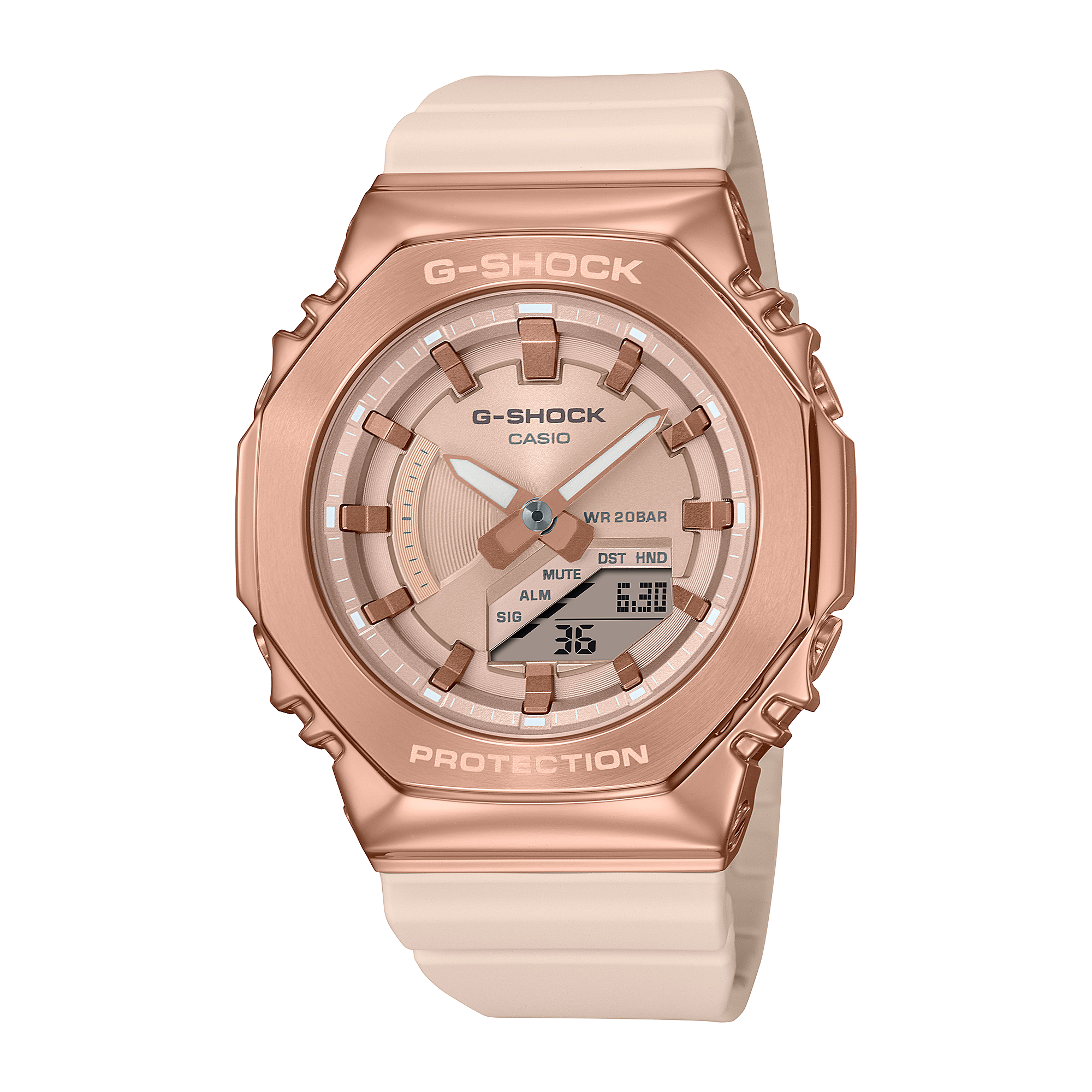 GM-S2100PG-4A | อะนาล็อก-ดิจิตอล | ผู้หญิง | G-SHOCK | นาฬิกา | CASIO