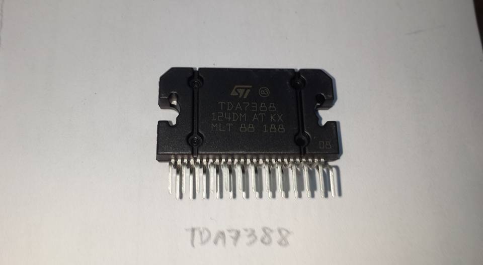 TDA7388 IC15ขาไอซีClassABเพาเวอร์ออดิโอแอมป์ POWER AMP AUDIO2x45Wราคา