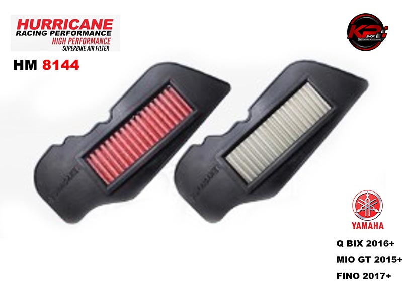 กรองอากาศ HURRICANE FOR YAMAHA QBIX/MIO GT/FINO (CONTON) HM8144