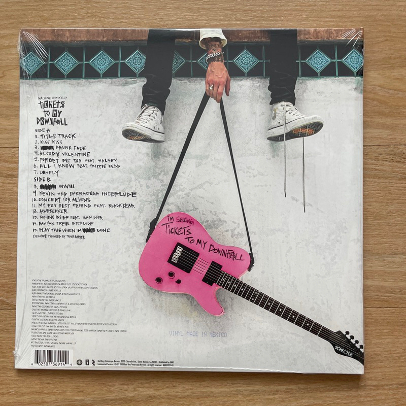 แผ่นเสียง Machine Gun Kelly – Tickets To My Downfall Vinyl, LP, Album, Repress ,แผ่นเสียงมือหนึ่ง ซีล