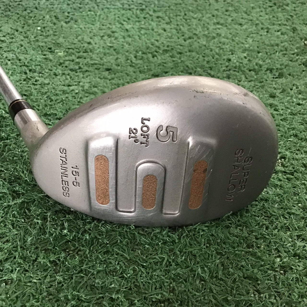 UTILITY 21 องศา SUPER SHALLOW : Ti.BORE #5 ก้านเหล็ก