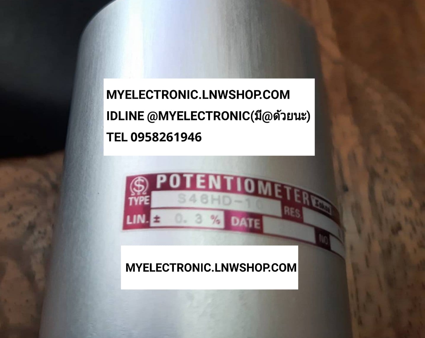 ขาย โวลุ่ม2K Model รุ่น : S46HD-10 2kΩ H POTENTIOMETER ยี่ห้อ SAKAE ของแท้ ราคา ตัวละ . . . . . หน่วย บาท