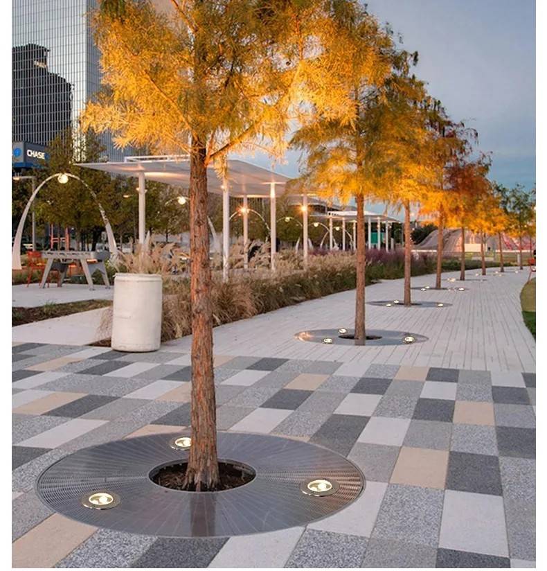 💦IP68ลงน้ำได้)ไฟฝังพื้น ไฟใต้น้ำ=งานผลิตส่งห้าง= IP68 DC12V 1W 3W 5W 9W 12W [มอก. สแตนเลสเเท้] led under ground uplight