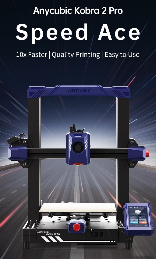 เครื่องพิมพ์ 3 มิติ (3D Printer) Anycubic Kobra 2 Pro by In2real3d