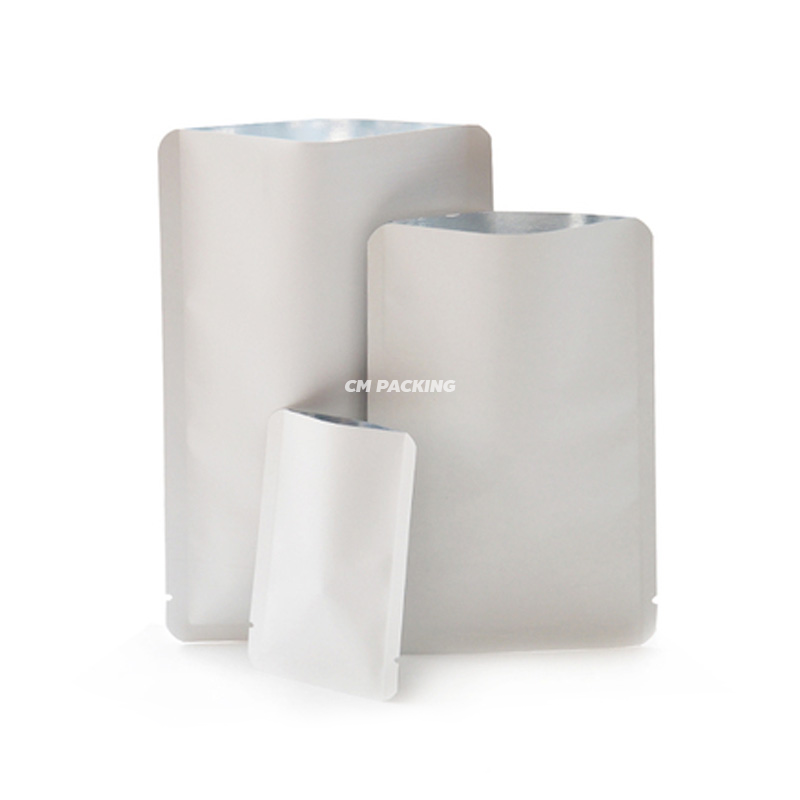 ซองซีลกระดาษคราฟท์ ขาว น้ำตาล ด้านในฟอยล์ ขอบโค้ง 260 ไมครอน (100 ใบ)