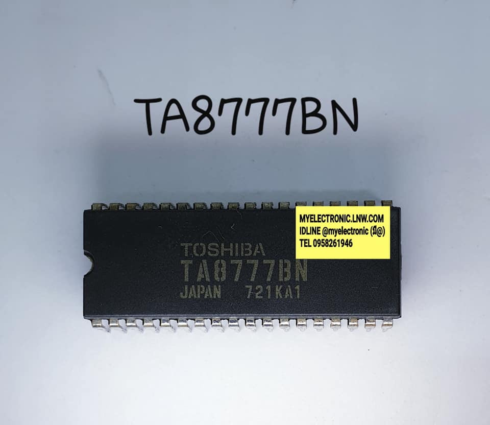 TA8777BNยี่ห้อTOSHIBAตัวถังDIP36ขาแคบราคาตัวละบาท