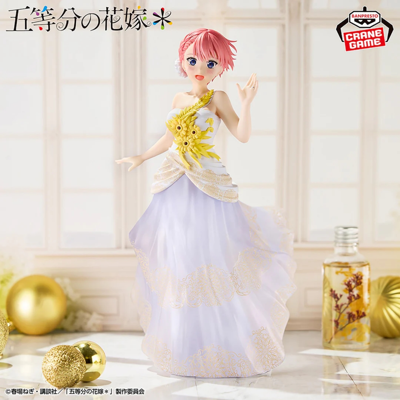 4983164294859 BANPRESTO THE QUINTESSENTIAL QUINTUPLETS ICHIKA NAKANO FIGURE THE QUINTESSENTIAL QUINTUPLETS ANIMATION ORIGINAL ART EXHIBITION VER.