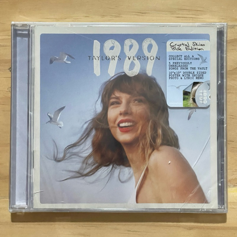 แผ่น CD Taylor Swift – 1989 (Taylor's Version) , Album, Special Edition, Crystal Skies Blue Edition ,มือหนึ่ง ซีล